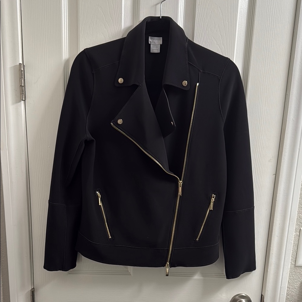 Women's Black Moto Jacket (new without tags)